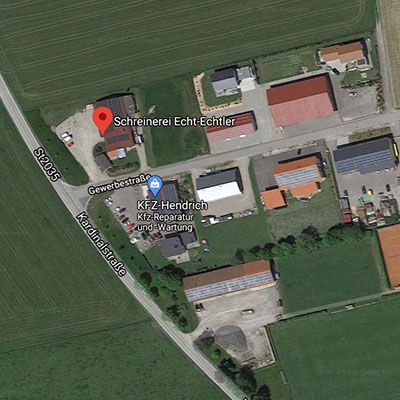 Karte: Schreinerei Echtler in Oberostendorf